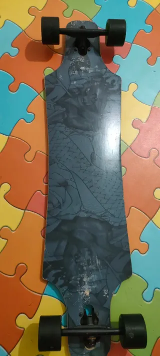 Skate Longboard Negro