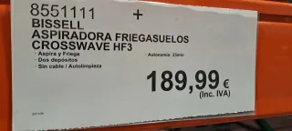 Bissell Crosswave HF3 Aspiradora Mopa