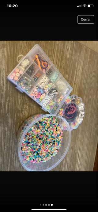 Lote abalorios para manualidades