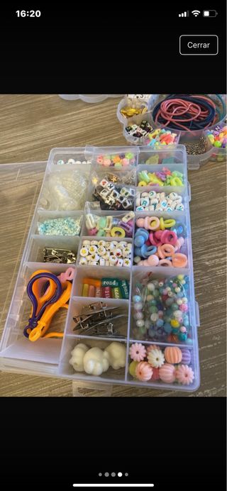 Lote abalorios para manualidades