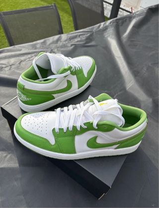 Air Jordan 1 Low Verde y Blanco