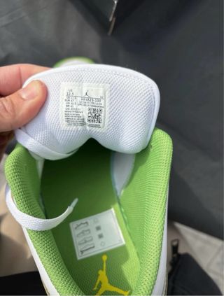 Air Jordan 1 Low Verde y Blanco