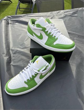 Air Jordan 1 Low Verde y Blanco