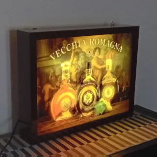 Insegna luminosa Vecchia Romagna