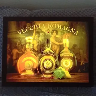 Insegna luminosa Vecchia Romagna