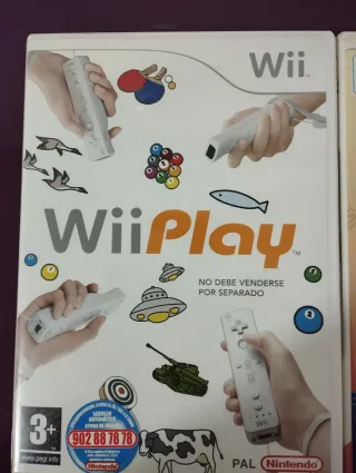 Lote 2 Juegos Wii: Wii Play y Big Brain Academy