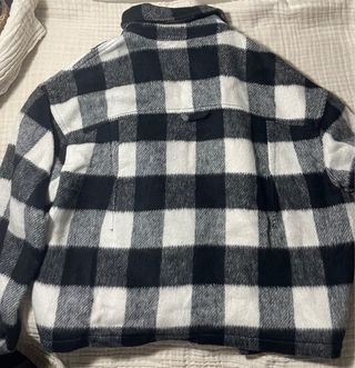 Chaqueta de cuadros talla XS Zara