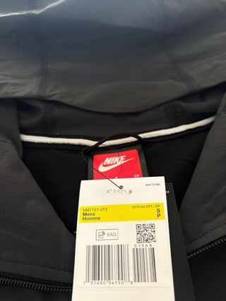 Chaqueta Nike Tech Fleece Cortavientos Talla S