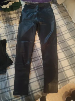 Mallas efecto piel negros