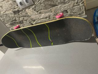 Skate  Negro Calavera