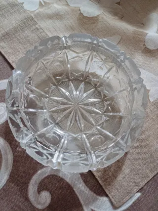 Posacenere in cristallo lavorato