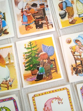 Set Figurine Lovely Doll 1980