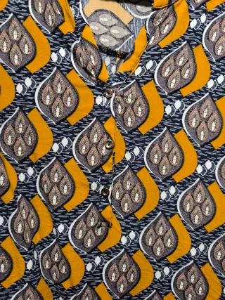 Camisa vintage mujer talla 44 viscosa