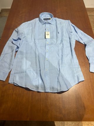 Camisa Polo Ralph Lauren Azul Talla L