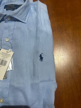 Camisa Polo Ralph Lauren Azul Talla L