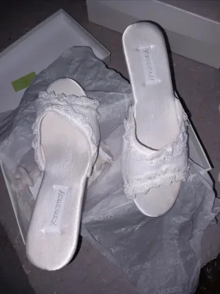 Sandali da matrimonio Yanamay bianchi