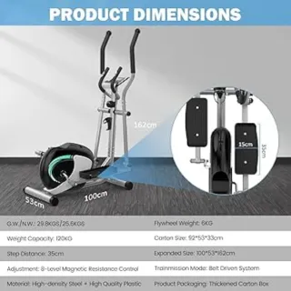 Bicicleta Elíptica Fitness Ajustable. NUEVA.