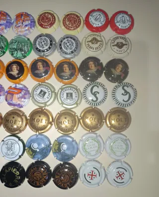 56 Chapas de Cava Colección