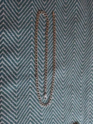 Cadena de plata grande.60 cm.5cm ancho