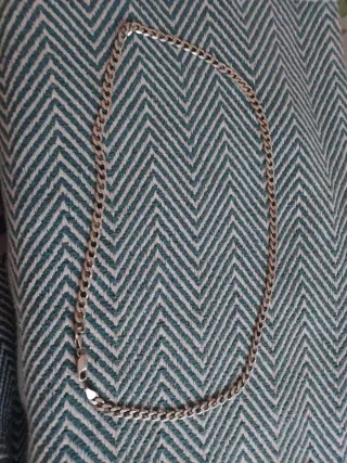 Cadena de plata grande.60 cm.5cm ancho