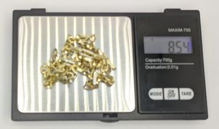 Cadena Alterna de oro combinado 14k, 8.54g, 60 cm.