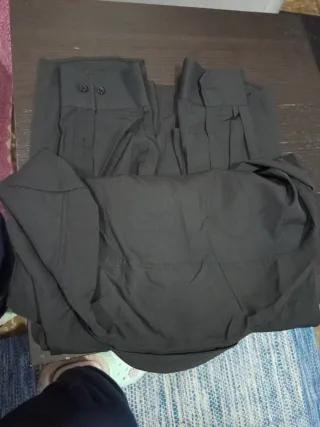 Camisa de vestir negra hombre