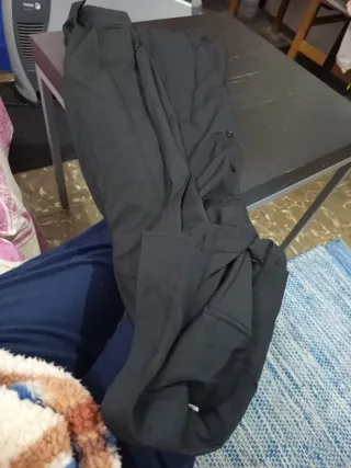 Camisa de vestir negra hombre