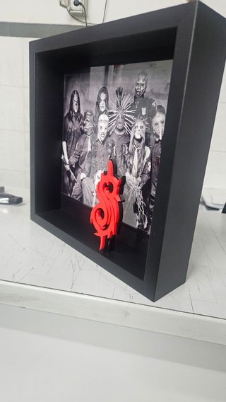 Cuadro Slipknot Logo 3D