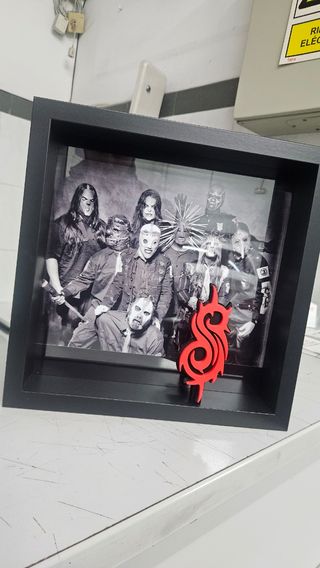 Cuadro Slipknot Logo 3D