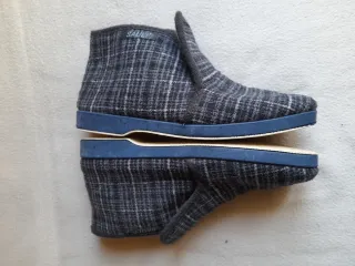 Zapatllas Pantuflas lana SAULI gris