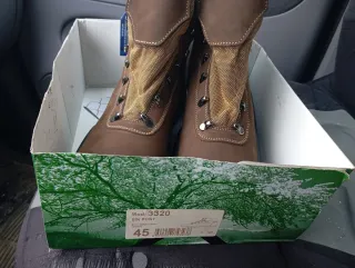 Botas de Caza Marrón y Beige