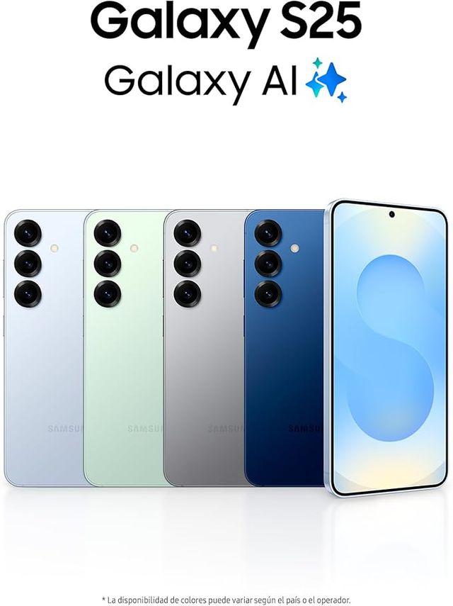 offerta Samsung S25 5G 256GB Azul/Verde/Plata