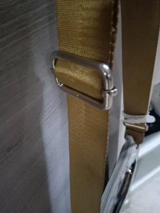 Tracolla Sergio Tacchini Unisex Beige/Argento