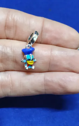 Charm abalorio Pato Donald Pulsera Pandora collar