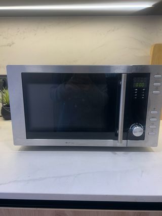 Microondas plateado