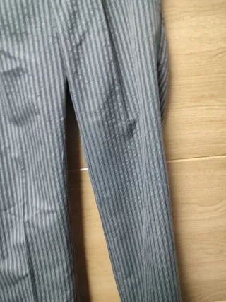 Pantalón Baserri rayas grises