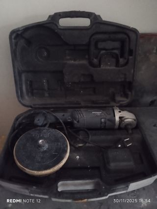 Pulidora angular con maletín