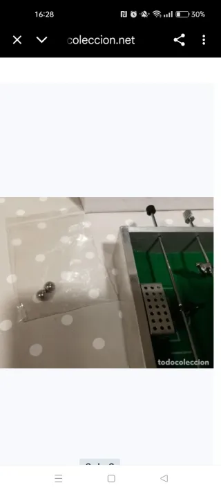 Mini futbolín de mesa