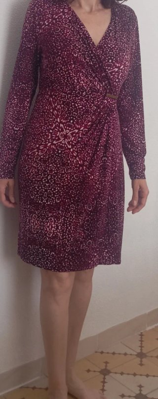 Vestido Antea frunce joya