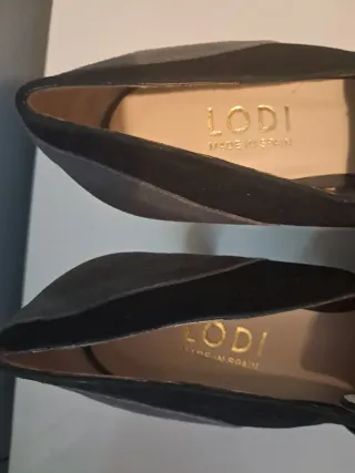 Zapatos de tacón mujer negros y grises