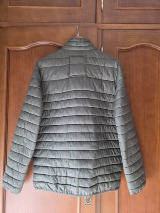 Chaqueta acolchada hombre verde oliva