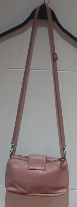 Bolso rosa bandolera