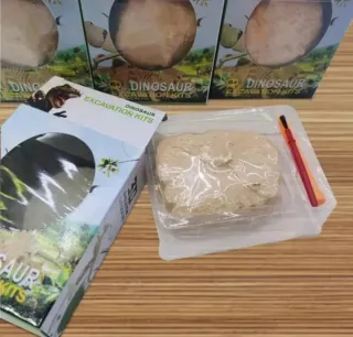 Juego de excavación de dinosaurios