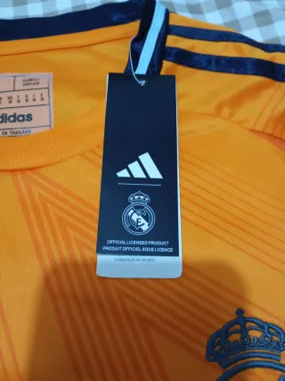 Camiseta Real Madrid Adidas Talla M Naranja