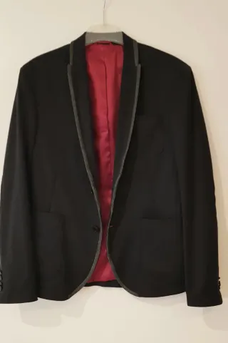 Blazer Zara Azul Marino Talla S