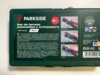 Tenaza Pelacables y Crimpadora Parkside