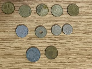 Lote de monedas antiguas