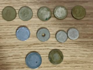 Lote de monedas antiguas