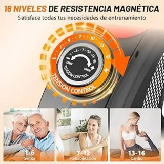 Bicicleta Estática Magnética Reclinada. NUEVA.