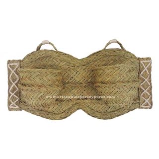Macetero doble en esparto horizontal Mod. Pérez